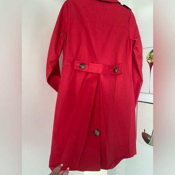 NWT Boden Red Trench Coat - Picture 4 of 7